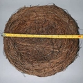 Artificially woven bird nest made of natural twigs with a diameter of 30cm measurement - 30CM Rattan Bird Nest