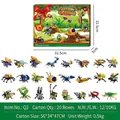 24-day Christmas advent calendar featuring various DIY insect building block toys - Insect Building Blocks Blind Box Q2