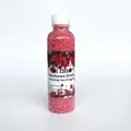 250ml rose scented pink cat litter deodorant beads in a clear cylindrical bottle - 250ml (Pink Rose)