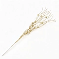 Sparkling gold glitter Christmas berry picks and festive decorative branch ornament - Gold Curled Branch with Berry