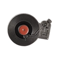 Silver Record Player