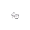 Silver stainless steel Celtic knot Evil Eye of Horus pendant for jewelry making - Eye of Horus / Silver