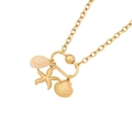 Collar dorado con colgantes de conchas y estrella de mar con diseño de estilo marino - Estilo Estrella de Mar y Concha (4#)
