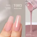 Vernis à ongles Blush Pink Y003 montrant des finitions mates et brillantes ici - Y-003 Rose Fard