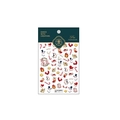 Self-adhesive 3D embossed Christmas nail stickers featuring snowmen and penguins - TS-930 Christmas Snowman Embossed