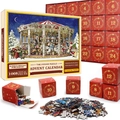 Calendrier de l'Avent Puzzle 1008 pièces avec 24 boîtes de surprises numérotées - Style sd16 (70x50cm)