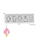 Stampo in silicone per 5 ciondoli per orecchini in stile mediorientale - Stile 6 - Pendente a 5 Maglie