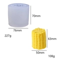 Silicone corn candle mold with dimensions and weight for DIY aromatherapy wax crafts - D16 Corn