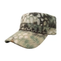 Seitenansicht der taktischen Camouflage-Mütze mit Schlangenmuster und Belüftung - Schlangenmuster Camouflage
