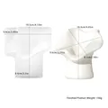 Irregular wave candle holder silicone mold for DIY crafts with size measurements - D5544-Irregular Candle Holder Mold