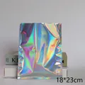 Double-sided holographic 18x23cm storage bag with air hole and resealable seal - 18*20cm Flat Double-Sided Laser