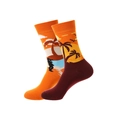 One Size / Orange/Brown (Tropical)