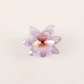 Iridescent purple orchid flower hair claw clip with glossy finish for women - Iridescent Light Purple