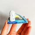 3D Singapore souvenir fridge magnet featuring Merlion and Marina Bay Sands landmark - (22) Merlion Singapore