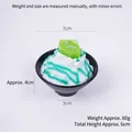7cm artificial kiwi fruit shaved ice bowl model for dessert shop window display - No Closure / Diameter 7cm / Kiwi