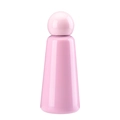 Pink stainless steel insulated water bottle with a round spherical cap design - 500ml / Pink