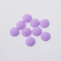 Macro detail of 12mm purple resin druzy cabochons for DIY jewelry making and crafts - 12mm / Purple (11)