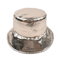 Elegante cappello da pescatore oro metallizzato con texture scintillante per streetwear e outdoor - Regolabile / Cappello da Pescatore Riflettente Oro