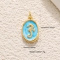 Macro shot of seahorse pendant showing 19.8mm height and 10mm width measurements - Seahorse
