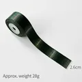 Dark green 2.6cm Christmas ribbon with gold sparkles for DIY gift wrapping and bows - 2.5cm Dark Green & Gold Glitter Ribbon (6 Yards)