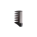 Schwarzer doppelseitiger Haarkamm mit groben und feinen Zinken für Herren-Haarstyling - Doppelend-Styling-Kamm (NO.1)
