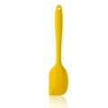 Grande spatola monopezzo in silicone giallo per mescolare cioccolato e crema - Giallo