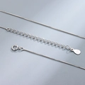 Box Chain 16+2in / White Gold