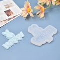 Silicone rabbit HAPPY letter mold for DIY chocolate cake decorating and crafts - Rabbit HAPPY Combo (68#) / Light Blue/White