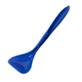 Dark blue silicone pet food spoon with triangular head for cat and dog canned food - Dark Blue Spoon