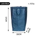 Lake blue Tyvek laundry storage bag with handles, dimensions 57x30x24cm, 400g weight - Navy Blue