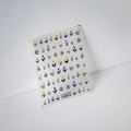 Stickers ongles mats TS-2200 avec fleurs jaunes et papillons pour manucure créative - Floraison Ensoleillée (TS-2200)