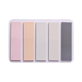 Morandi PET Index-Tabs in Rosa und Grau zur Seitenmarkierung und Organisation - Morandi-Farbe (Pfeilkopf)