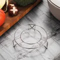 Support de cuisson vapeur 16cm en acier inoxydable avec fil de 2,3mm et hauteur 2,5cm - Fil 2,3mm 16# Bas (Diam 16cm/Haut 2,5cm)
