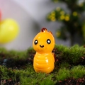 Miniature orange resin dinosaur figurine for garden micro landscape decor - Seahorse