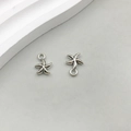 Pendenti a forma di stella marina in argento antico per la creazione di gioielli DIY - Stella Marina Oceano Argento Antico 12*8mm