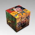3x3 Magic cube featuring colorful impressionist art oil painting patterns for kids - Masterpiece Collection - Paul Gauguin