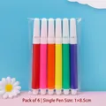 6-color set of colorful felt tip pens for Christmas DIY drawing bags and crafts - 6Pcs/Set