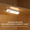Wireless 10cm motion sensor LED cabinet light in white finish with magnetic mount - 100mm Warm Light Sensor