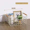 Small with Wooden Handle White
