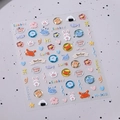 Adesivi per unghie 3D M628 con simpatici animali e motivi marini effetto rilievo - Stile colla gelatina M628