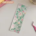 Holografische glittersticker met konijn en roze lint, 5x14,5cm voor doe-het-zelf knutselen - 15# Groen Lint Serie