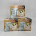 Cubitera cilíndrica de silicona azul y caja de molde para hacer cubitos de hielo - Cubo Azul Redondo con Tapa Azul (Caja de Color)