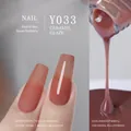 Vernis à ongle végétal coloris caramel Y033 avec finitions mate et brillante au choix - Y-033 Caramel Condensé