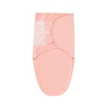 Pink newborn anti-startle swaddle blanket and cocoon sleep sack made of soft knit fabric - 8309 Solid Pink Swaddle