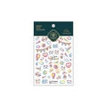 Pegatinas 3D en relieve para uñas Rainbow Party con corazones, osos y globos - Fiesta de Arcoiris (TS-1553)