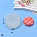 Silicone daisy mold dimensions showing 2cm height and 5.3cm diameter for DIY soap making - Daisy Style (2#)