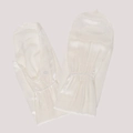 Manchettes de protection solaire en 100% soie de mûrier blanche avec poignets élastiques - Amélioré / Blanc