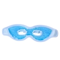 Blue gel bead eye mask with PVC cover and elastic strap for cold and hot therapy - Blue Hollow Eye Mask