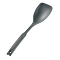 Dark gray non-slip 2-in-1 nylon spatula, heat resistant up to 210°C, kitchen cooking tool - Grey Spatula Spoon