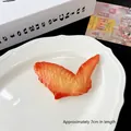 Funny realistic roasted chicken wing hair clip 7cm food model accessory for girls - Roasted Chicken Wing